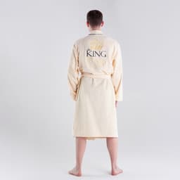 Халат махровый мужской King, размер 56-58, 100% хлопок