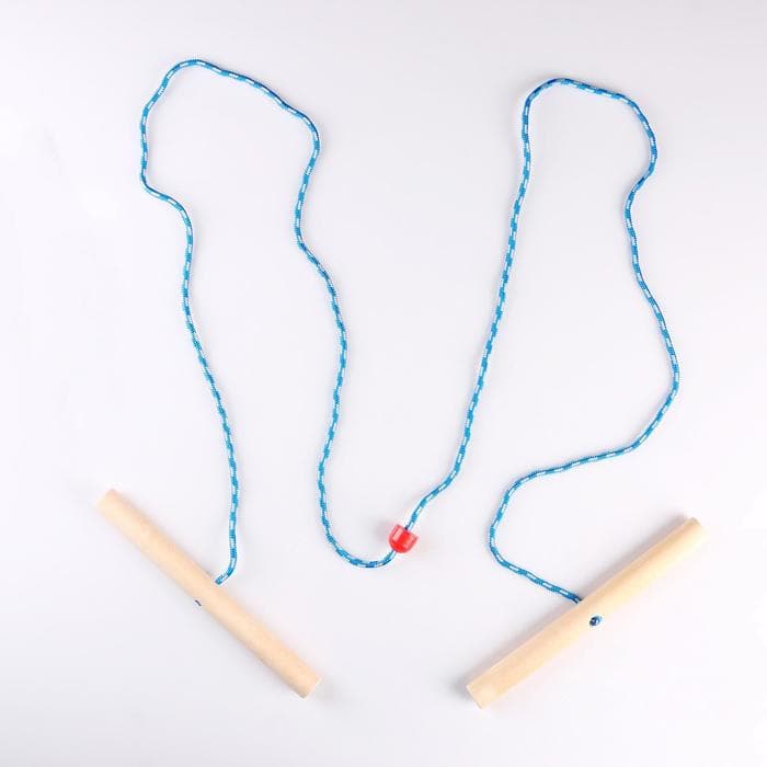 Игра «Кто быстрее», длина 285 см, палочка 28.5 см, d=3 см