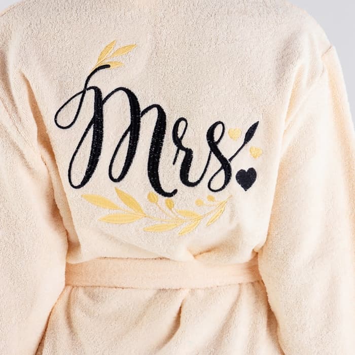 Халат махровый женский «Этель» Missis, размер 46-48, хлопок