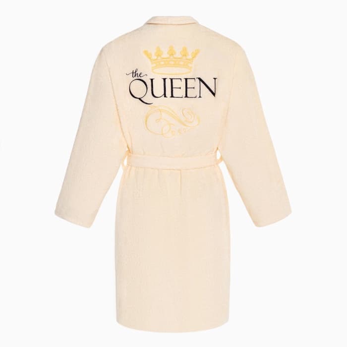 Халат махровый женский «Этель» Queen, размер 46-48, хлопок