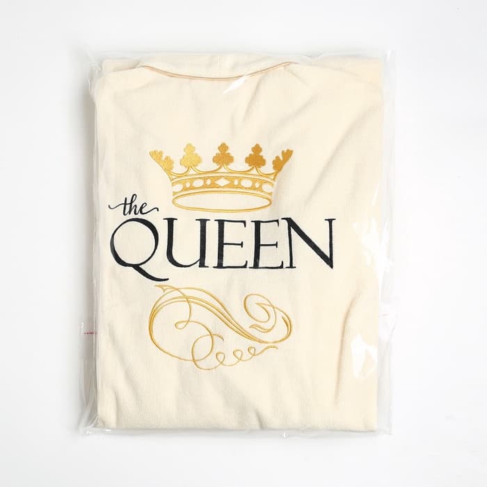 Халат махровый женский «Этель» Queen, размер 50-52, хлопок