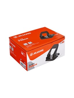 Дырокол на 30 листов, большой, металлический, с металлической линейкой, МИКС