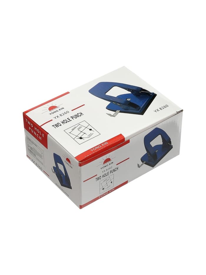 Дырокол на 30 листов, большой, металлический, с металлической линейкой, МИКС