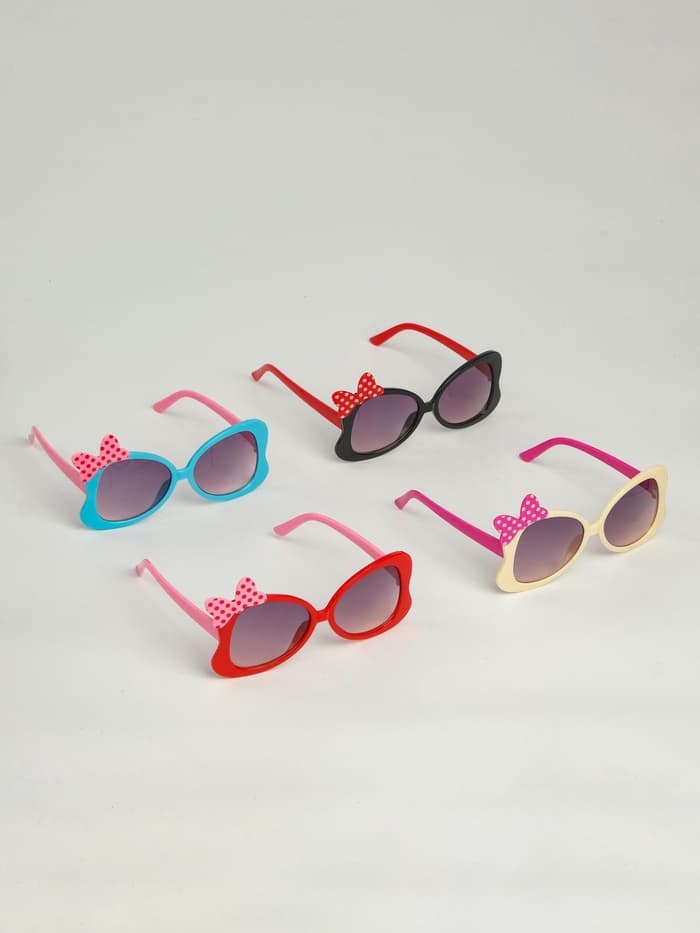 Очки солнцезащитные детские «OneSun. Бантик», uv 400, линза 4.1×4.4 см, микс