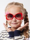 Очки солнцезащитные детские «OneSun. Бантик», uv 400, линза 4.1×4.4 см, микс