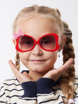 Очки солнцезащитные детские «OneSun. Бантик», uv 400, линза 4.1×4.4 см, микс