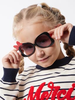 Очки солнцезащитные детские «OneSun. Бантик», uv 400, линза 4.1×4.4 см, микс