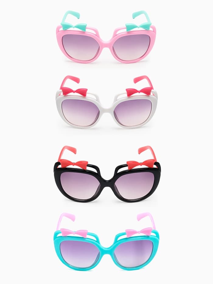 Очки солнцезащитные детские «OneSun. Бантики», uv 380, линза 4.5×12 см, микс