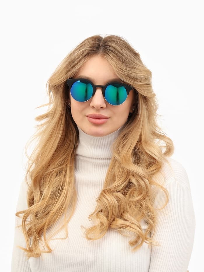 Очки солнцезащитные «OneSun. Панто», uv 400, линза 4.7×4.1 см, синие