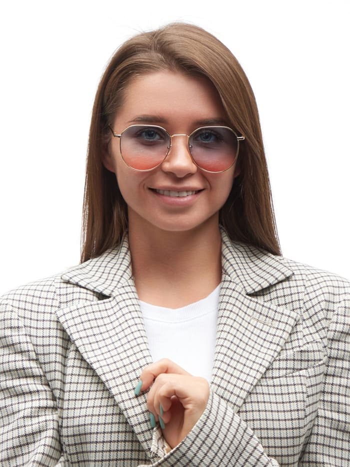 Очки солнцезащитные женские «OneSun. Панто», uv 400, линза 4.5×5 см, градиент