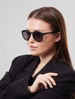 Очки солнцезащитные «Панто», uv 400, линза 5×4.5 см, фиолетовые