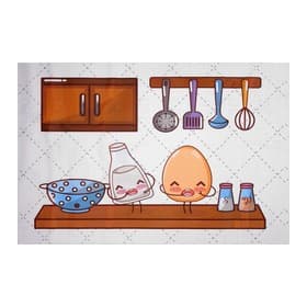 Наклейка интерьерная на кафельную плитку «Соль и перец», 60×90 см