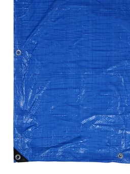 Тент защитный, 5×4 м, плотность 60 г/м², УФ, люверсы шаг 1 м, голубой