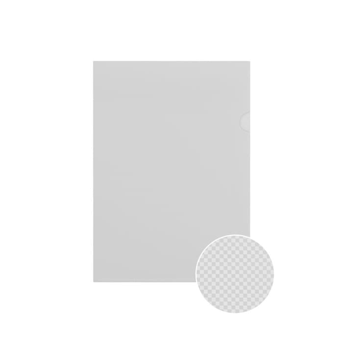 Папка-уголок А4, 120 мкм, ErichKrause Fizzy Clear, с тиснением, прозрачная