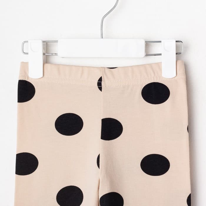 Легинсы для девочки KAFTAN Kitten, размер 32 (110-116 см), бежевые