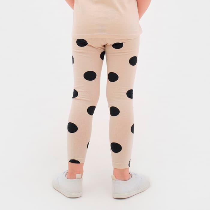 Легинсы для девочки KAFTAN Kitten, размер 34 (122-128 см), бежевые