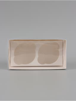 Коробка для капкейков, кондитерская упаковка, 2 ячейки «Для тебя», 16×8×7.5 см