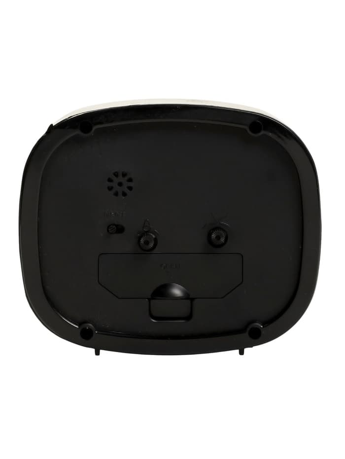 Будильник-часы настольные «Классика», 12.5×10.5 см, от батарейки АА, чёрный