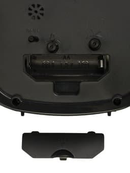 Будильник-часы настольные «Классика», 12.5×10.5 см, от батарейки АА, чёрный