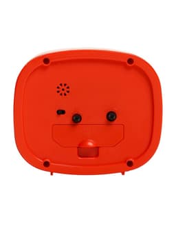 Будильник-часы настольные «Классика», дискретный ход, 12.5×10.5 см, от батарейки АА, красный