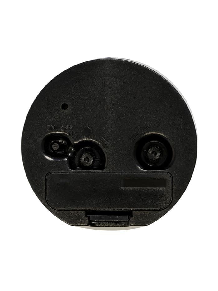 Будильник-часы настольные «Классика», 8×8 см, от батарейки АА, чёрный