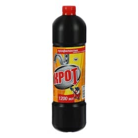 Средство от засоров в канализационных трубах «Крот», 1200 мл