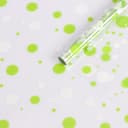 Пленка для цветов «Серпантин», бело - салатовый, 0.7×7.6 м, 40 мкм, 200 г