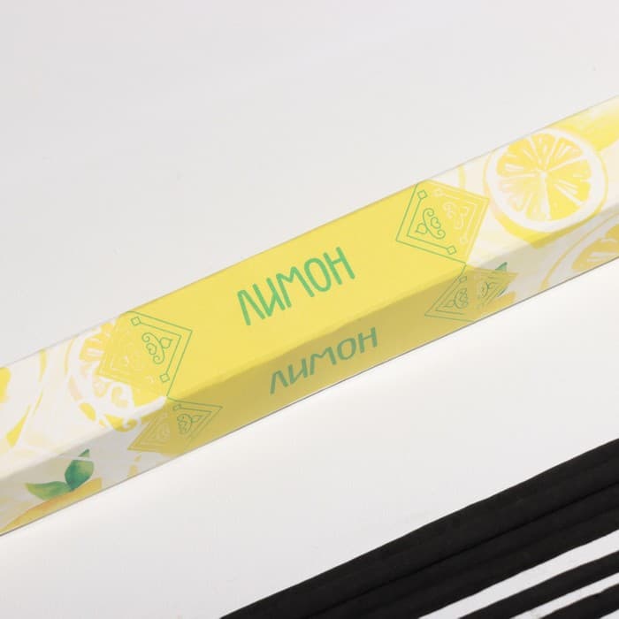 Благовония «Дыхание природы Лимон», 8 палочек