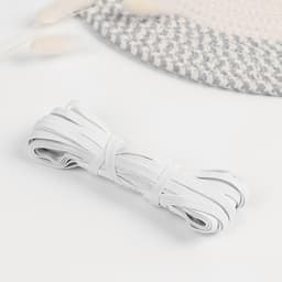 Резинка бельевая, 6 мм, 10±1 м, белая