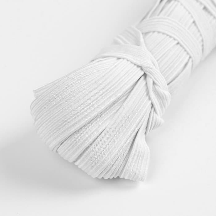 Резинка бельевая, 8 мм, 10±1 м, белая
