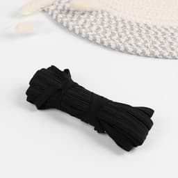 Резинка бельевая, 8 мм, 10±1 м, чёрная