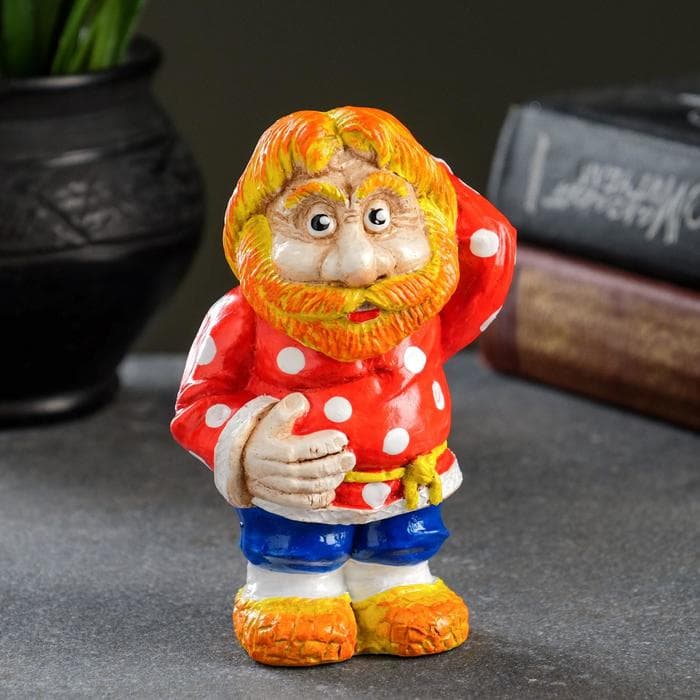 Фигурка гипс «Домовой Нафаня», 11×6 см