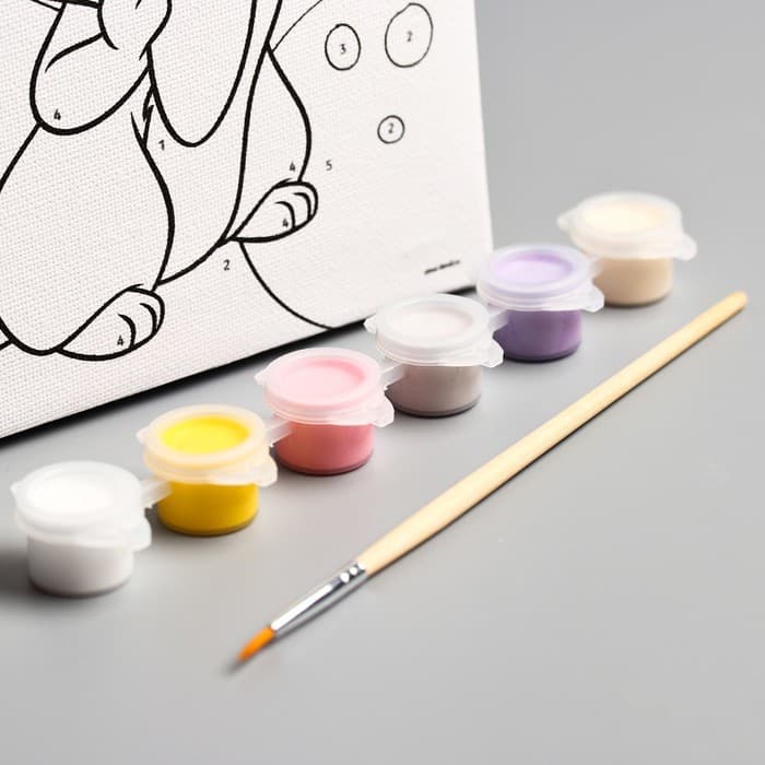 Картина по номерам для детей «Кошечка Мари», 21×15 см, Коты Аристократы