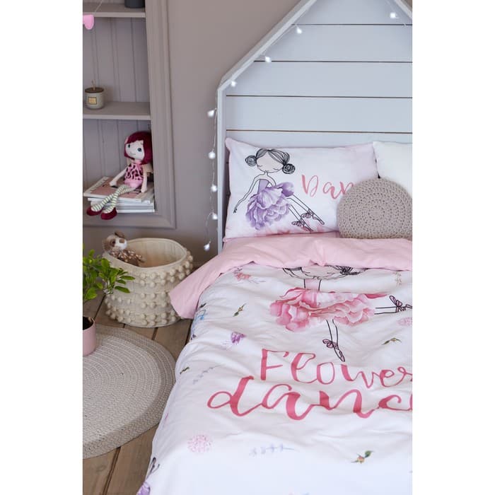 Постельное бельё 1.5-спальное «Этель» Flower dancer, бязь