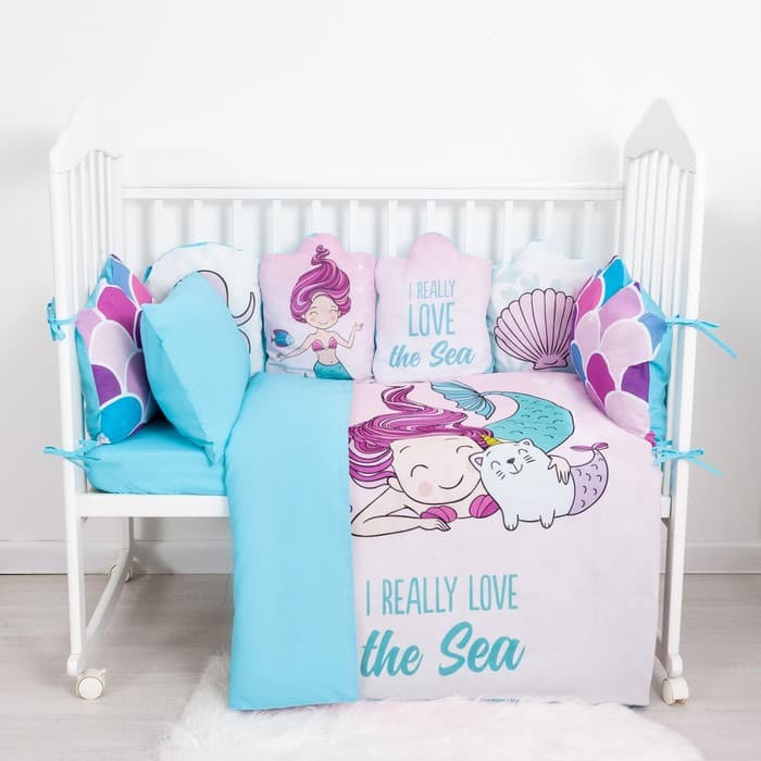 Постельное бельё ясельное «Крошка Я» Really mermaid, бязь