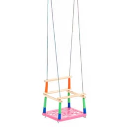 Качели подвесные, пластмассовые, сиденье 33×22 см, цвет МИКС