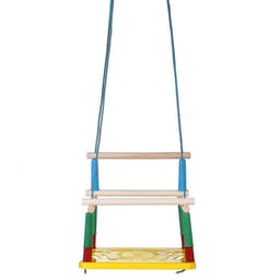 Качели подвесные, пластмассовые, сиденье 33×22 см, цвет МИКС