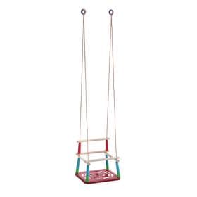 Качели подвесные, пластмассовые, сиденье 33×22 см, цвет МИКС