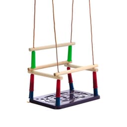 Качели подвесные, пластмассовые, сиденье 33×22 см, цвет МИКС