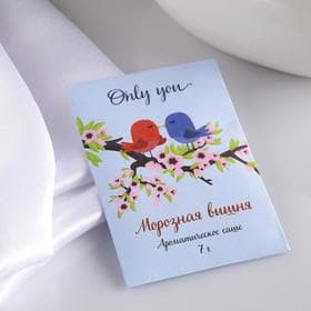 Аромасаше Only you, аромат морозная вишня, вес 7 г, размер 7×10.5 см