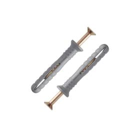 Дюбель-гвоздь Steelrex, потайной бортик, полипропиленовый, 10×140 мм, 50 шт.