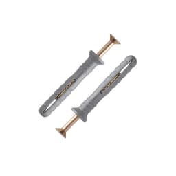 Дюбель-гвоздь Steelrex, потайной бортик, полипропиленовый, 10×140 мм, 50 шт.