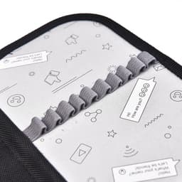 Пенал школьный, 3 секции, 14×21×4 см «Волк графика»