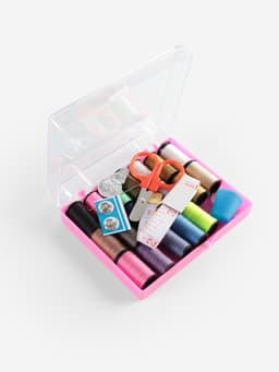 Швейный набор, 29 предметов, в пластиковой коробке, 10.5×8×2.5 см, МИКС