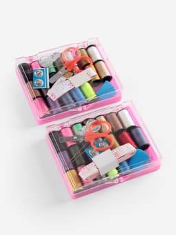 Швейный набор, 29 предметов, в пластиковой коробке, 10.5×8×2.5 см, МИКС