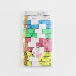 Сантиметровая лента портновская, 1.2×150 см (см/дюймы), МИКС