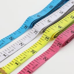 Сантиметровая лента портновская, 1.2×150 см (см/дюймы), МИКС