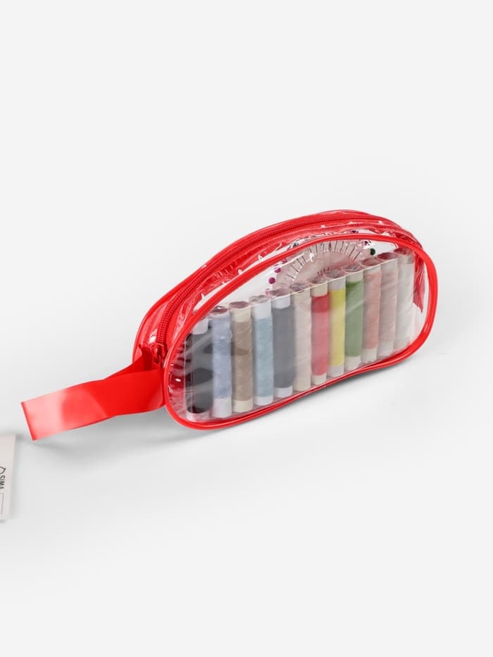 Швейный набор, 65 предметов, в сумочке ПВХ, МИКС