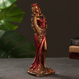 Фигурка полистоун «Богиня Фортуна», золото, 29×10 см