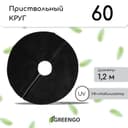 Круг приствольный, d=1.2 м, плотность 60 г/м², спанбонд с УФ-стабилизатором, набор 2 шт., чёрный, Greengo, Эконом 20%